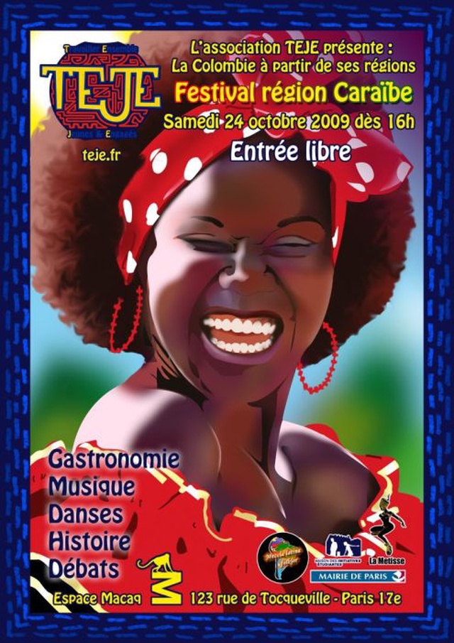 Affiche TEJE Festival Caraïbe
