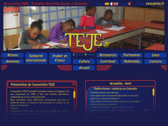 Site web TEJE